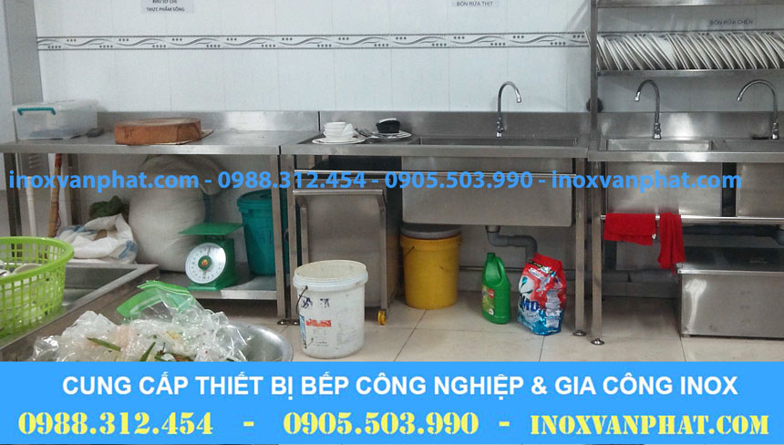 Chậu rửa inox công nghiệp