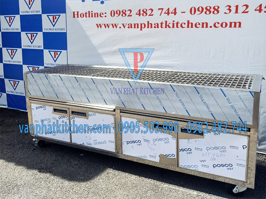 Lò nướng than inox