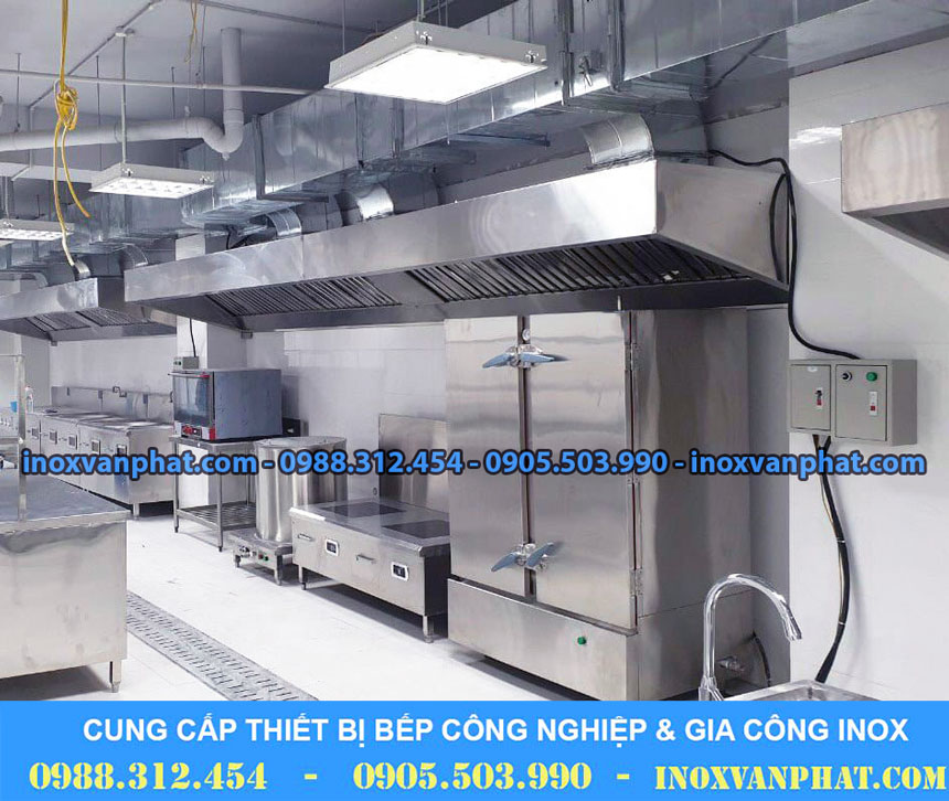 Tủ hấp cơm inox công nghiệp