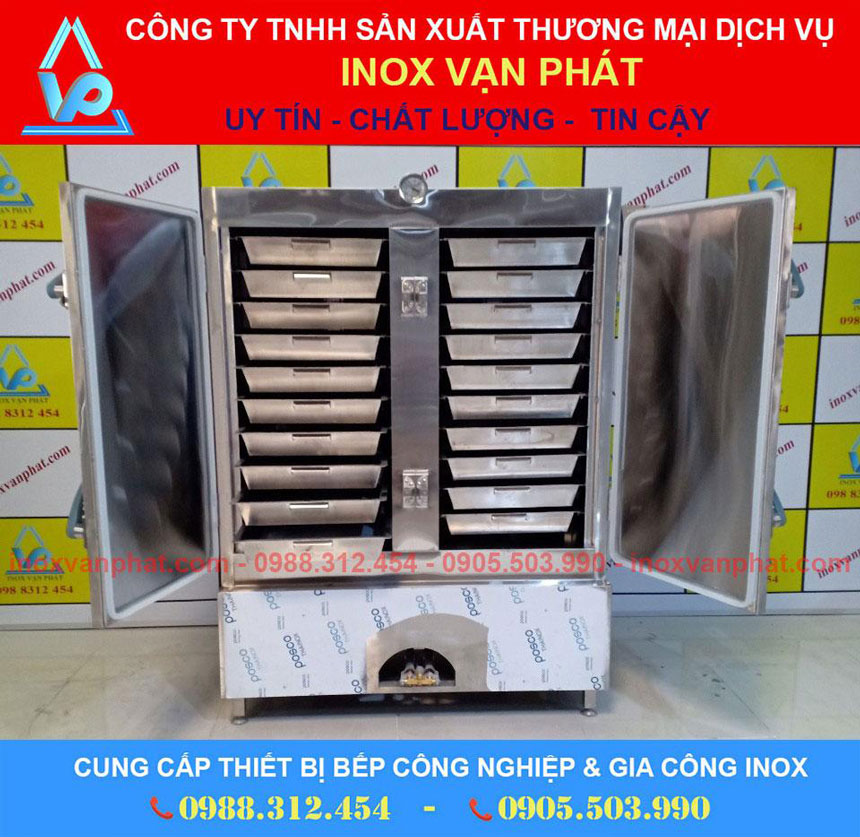 Tủ hấp cơm inox công nghiệp