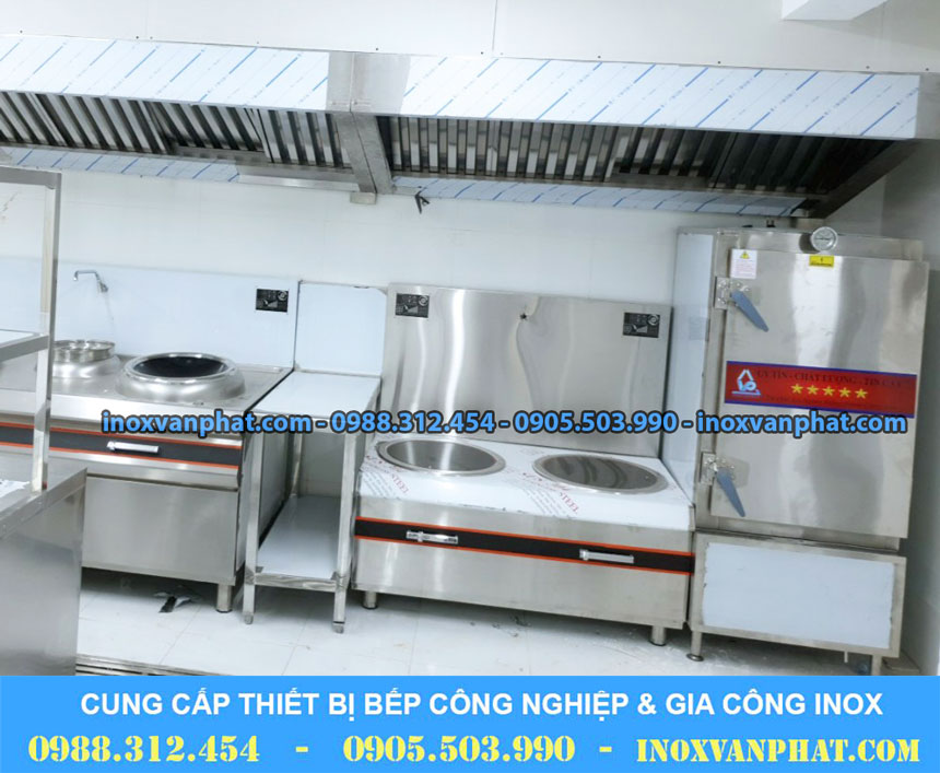 Tủ hấp cơm inox công nghiệp